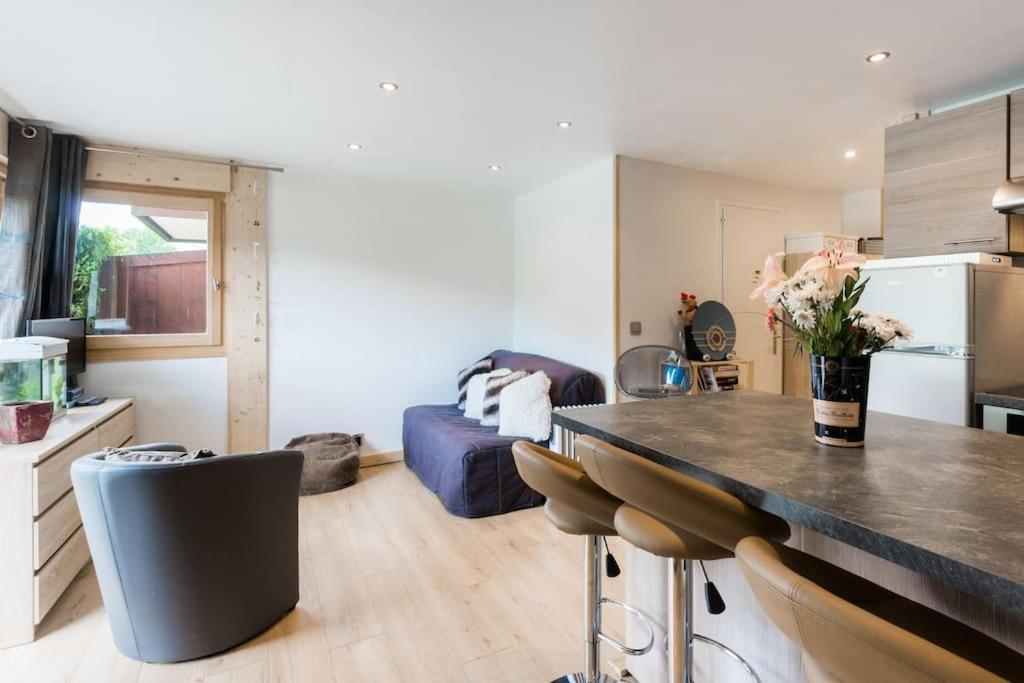 Apartamento Pied-A-Terre Cosy Face Aux Pistes De La Princesse Demi-Quartier Exterior foto